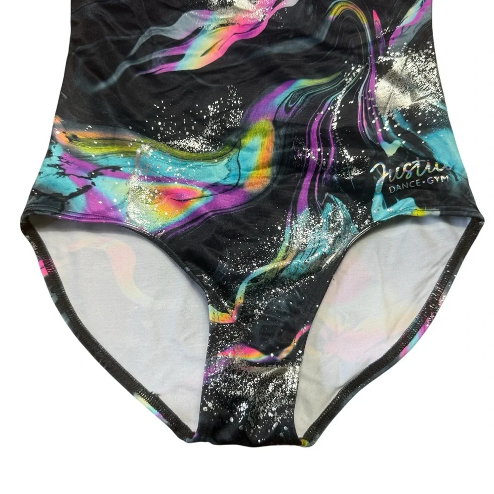 M (10) Justice leotard.